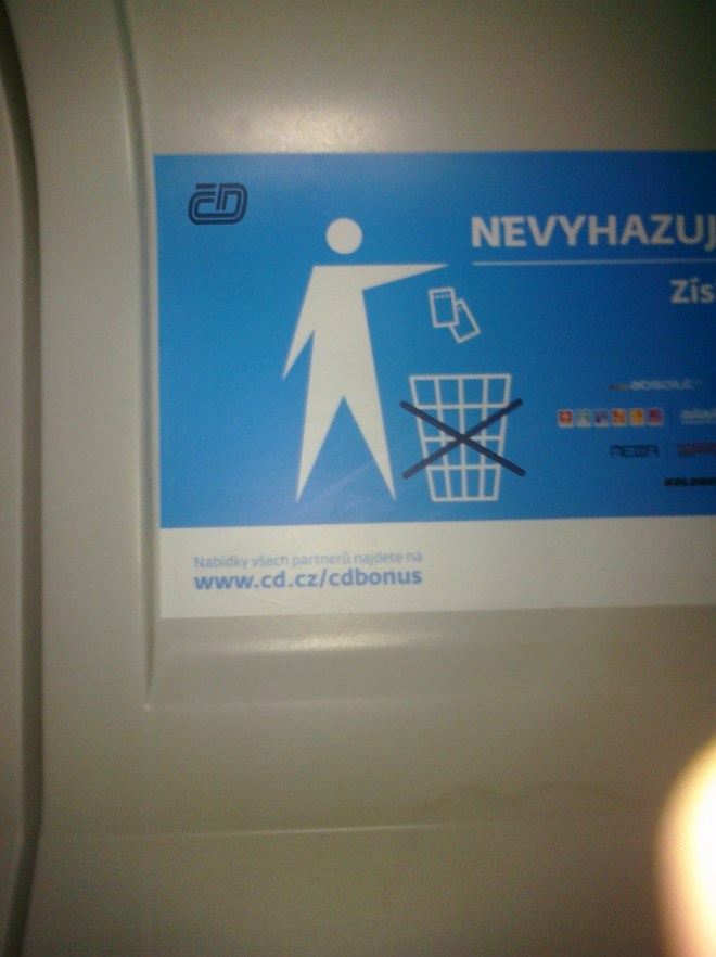 weird sign on train 2