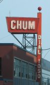 CHUM FM sign